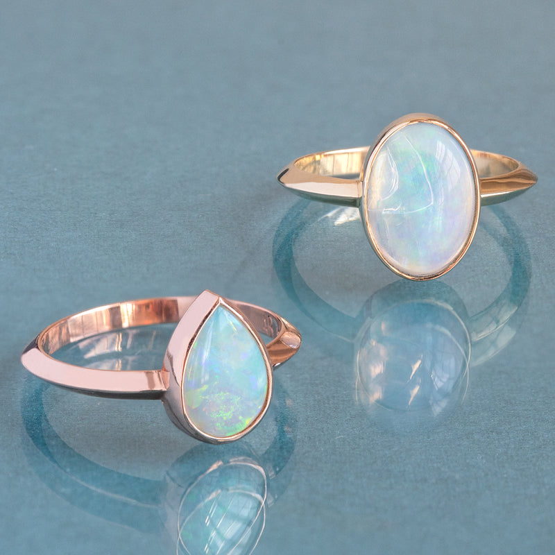 Design Your Own Custom | Australian Opal Engagement Ring