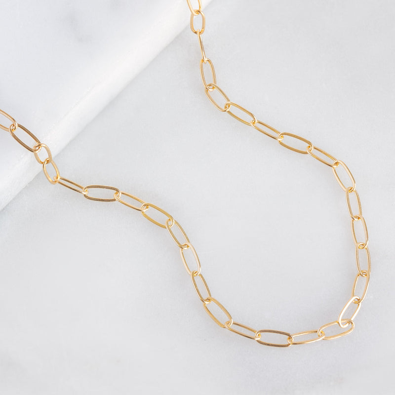 The Drawn Cable Chain Charm Bracelet | 10K Yellow Gold