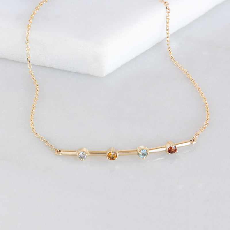 The Custom Multi-Birthstone Bracelet | 4 Stones