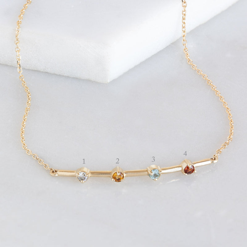 The Custom Multi-Birthstone Bracelet | 4 Stones