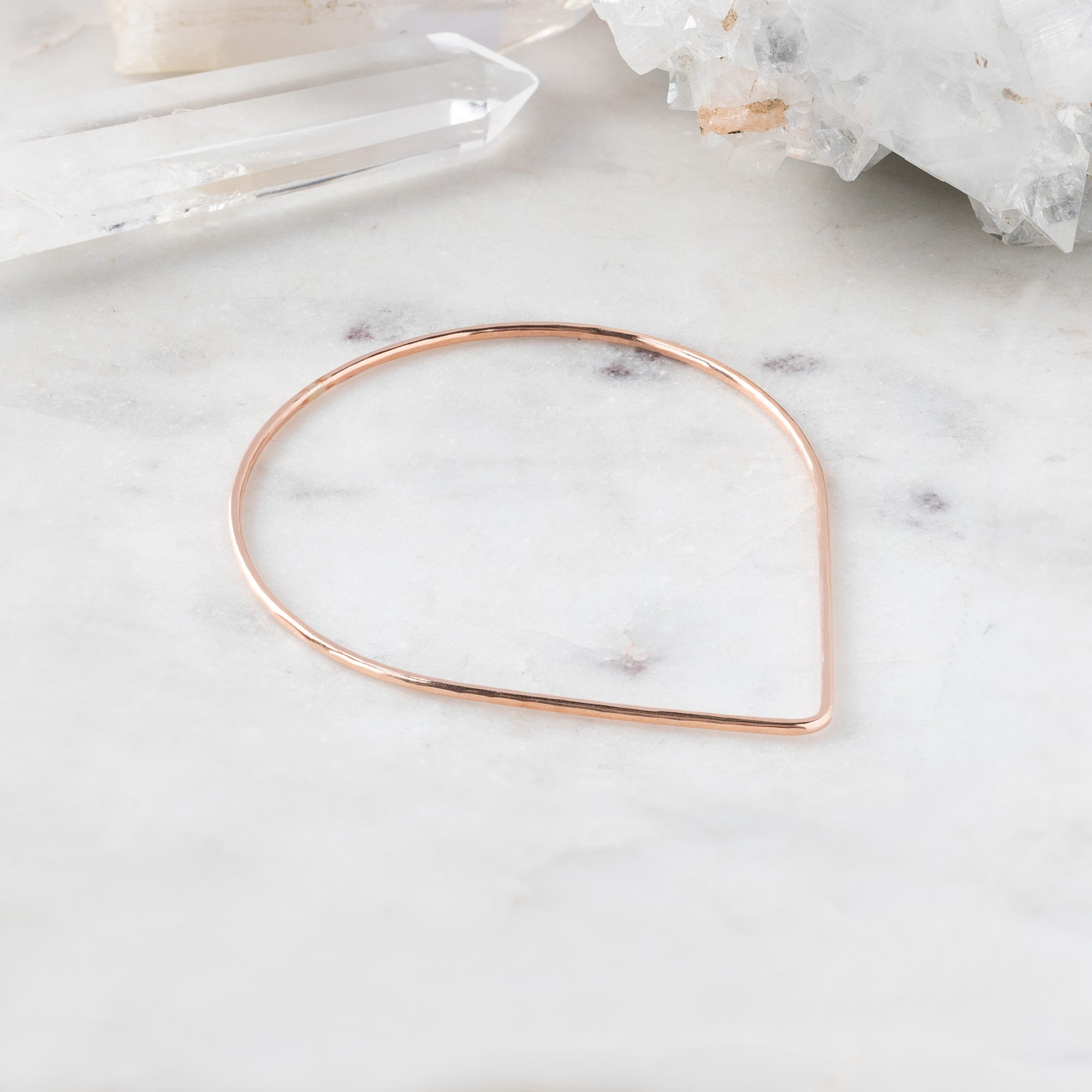 The Peak Stacking Bangle | Rose Gold Filled