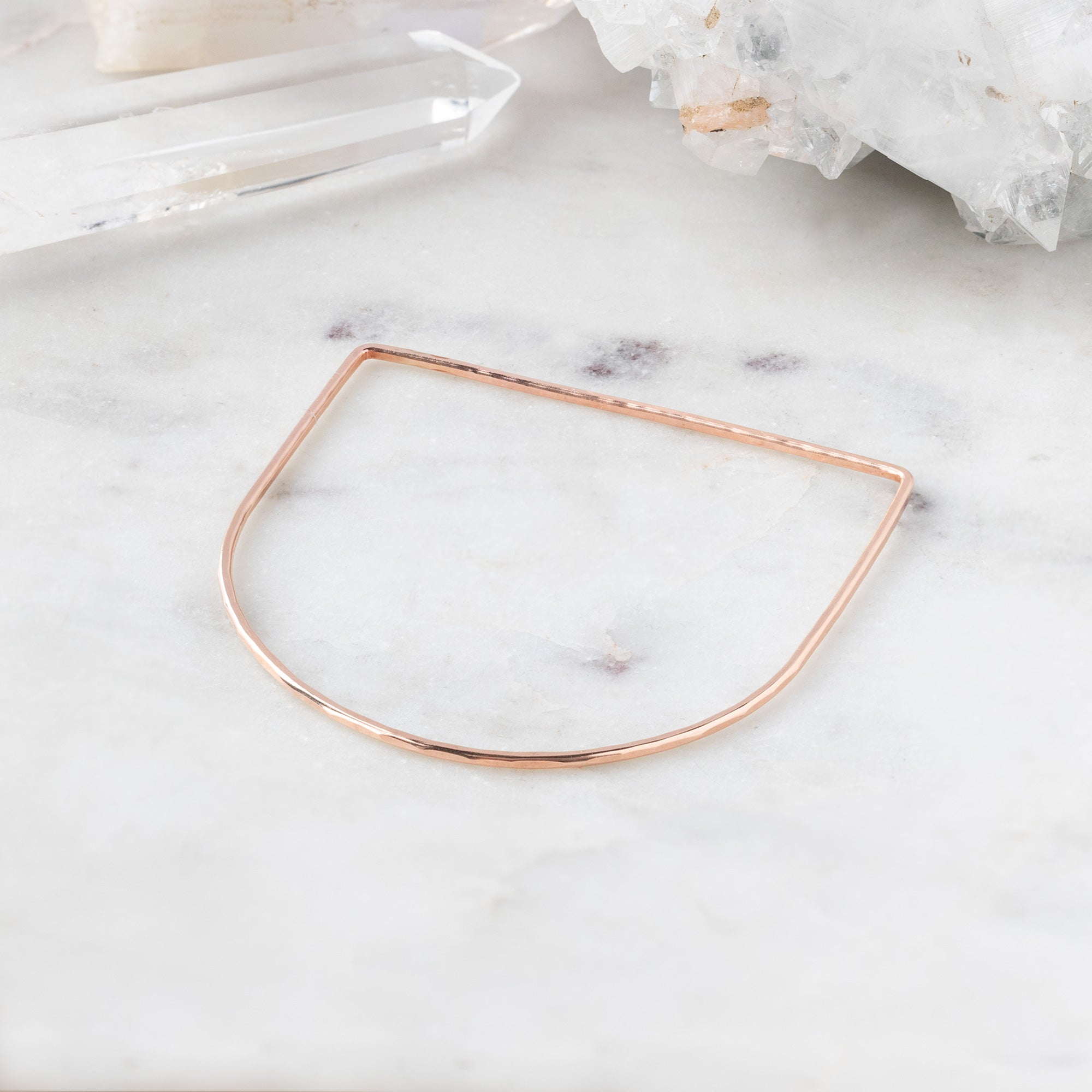 The Lune Stacking Bangle | Rose Gold Filled