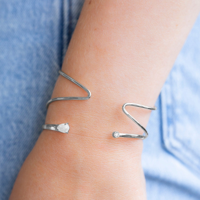 The Arrow Cuff Bracelet | Sterling Silver