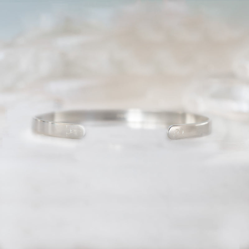 Custom Men's Cuff Bracelet | Sterling Silver