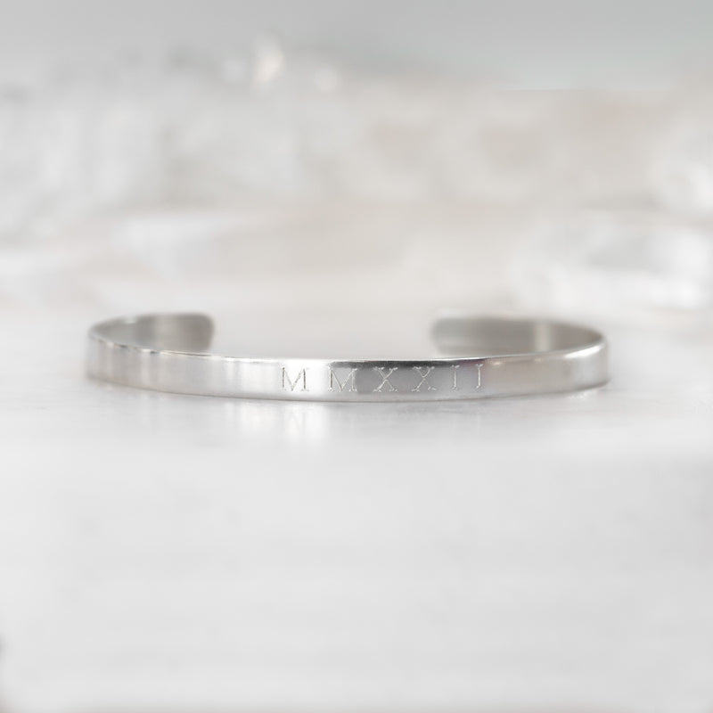 Custom Men's Cuff Bracelet | Sterling Silver