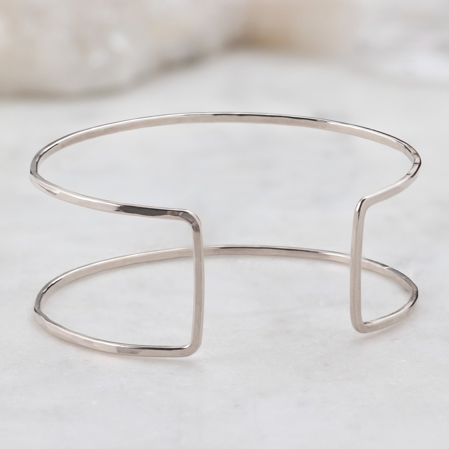 The Column Cuff Bracelet | Sterling Silver