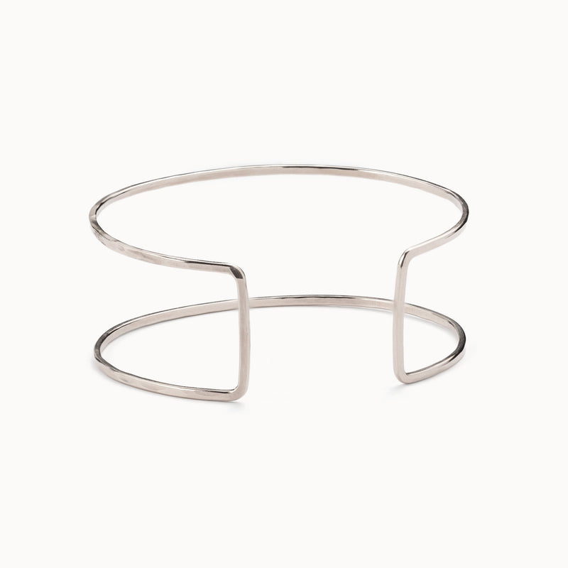 The Column Cuff Bracelet | Sterling Silver