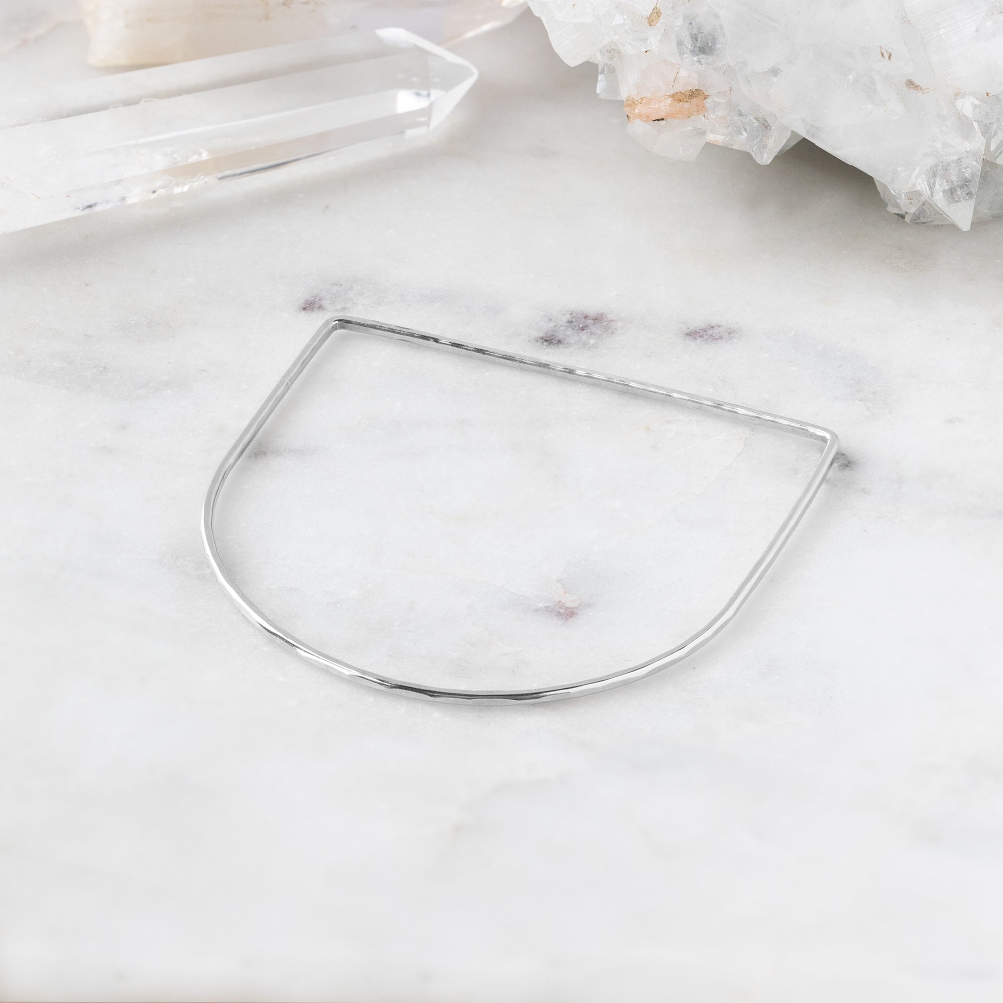 The Lune Stacking Bangle | Sterling Silver