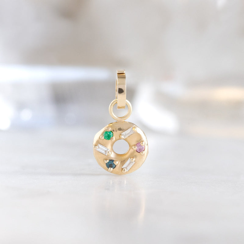 The Donut Charm | 10K Yellow Gold