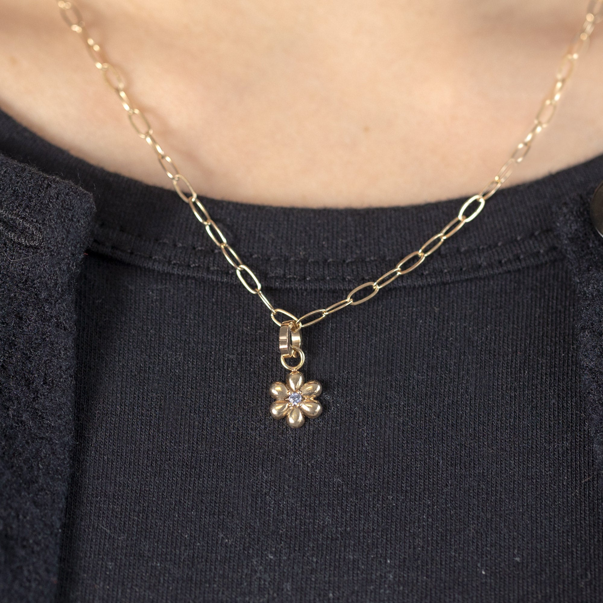 The Flower Power Charm | 10K Yellow Gold