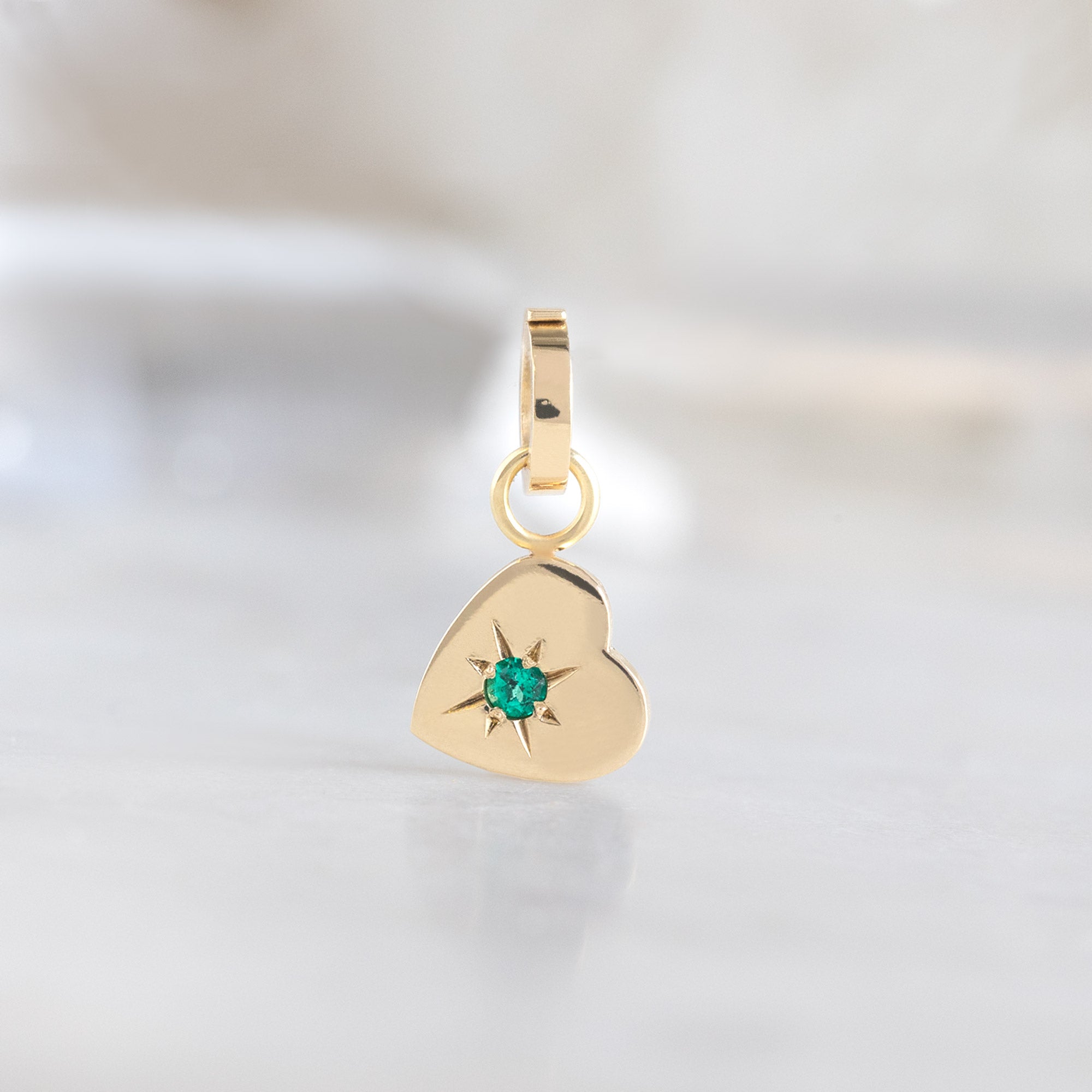 The Heart Charm | 10K Yellow Gold