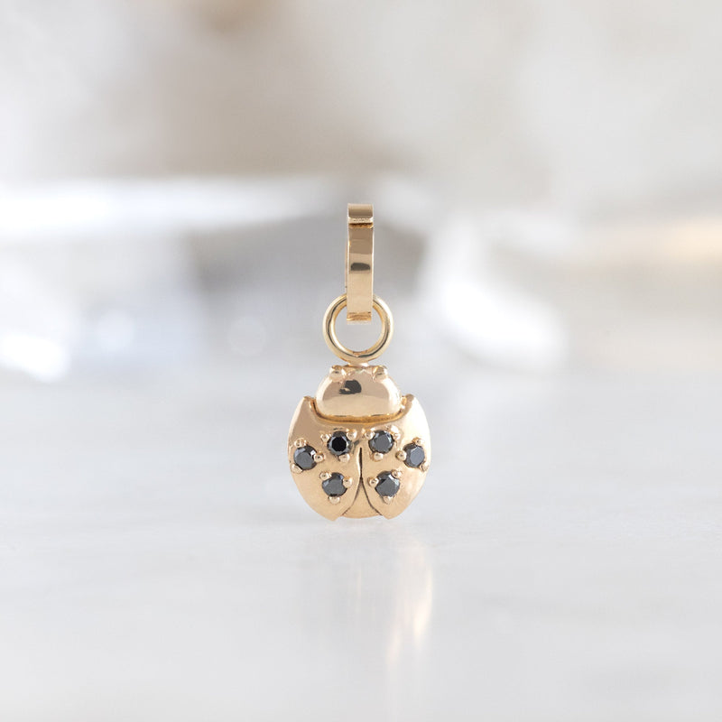 The Ladybug Charm | 10K Yellow Gold