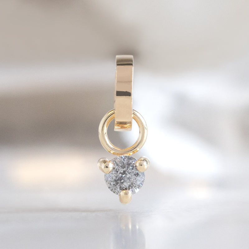 The Diamond Birthstone Charm | 10K Yellow Gold