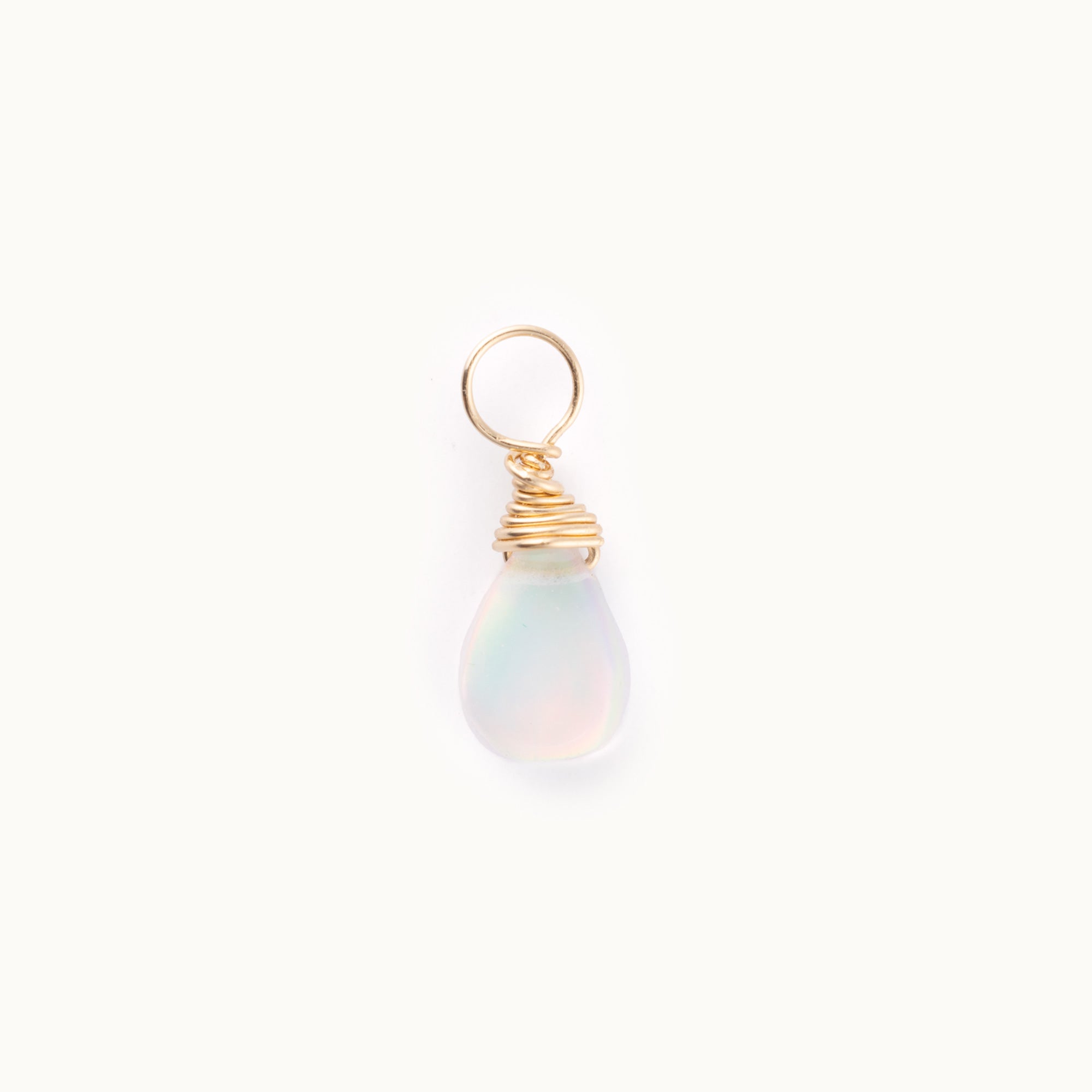 Briolette Charm | Yellow Gold Filled