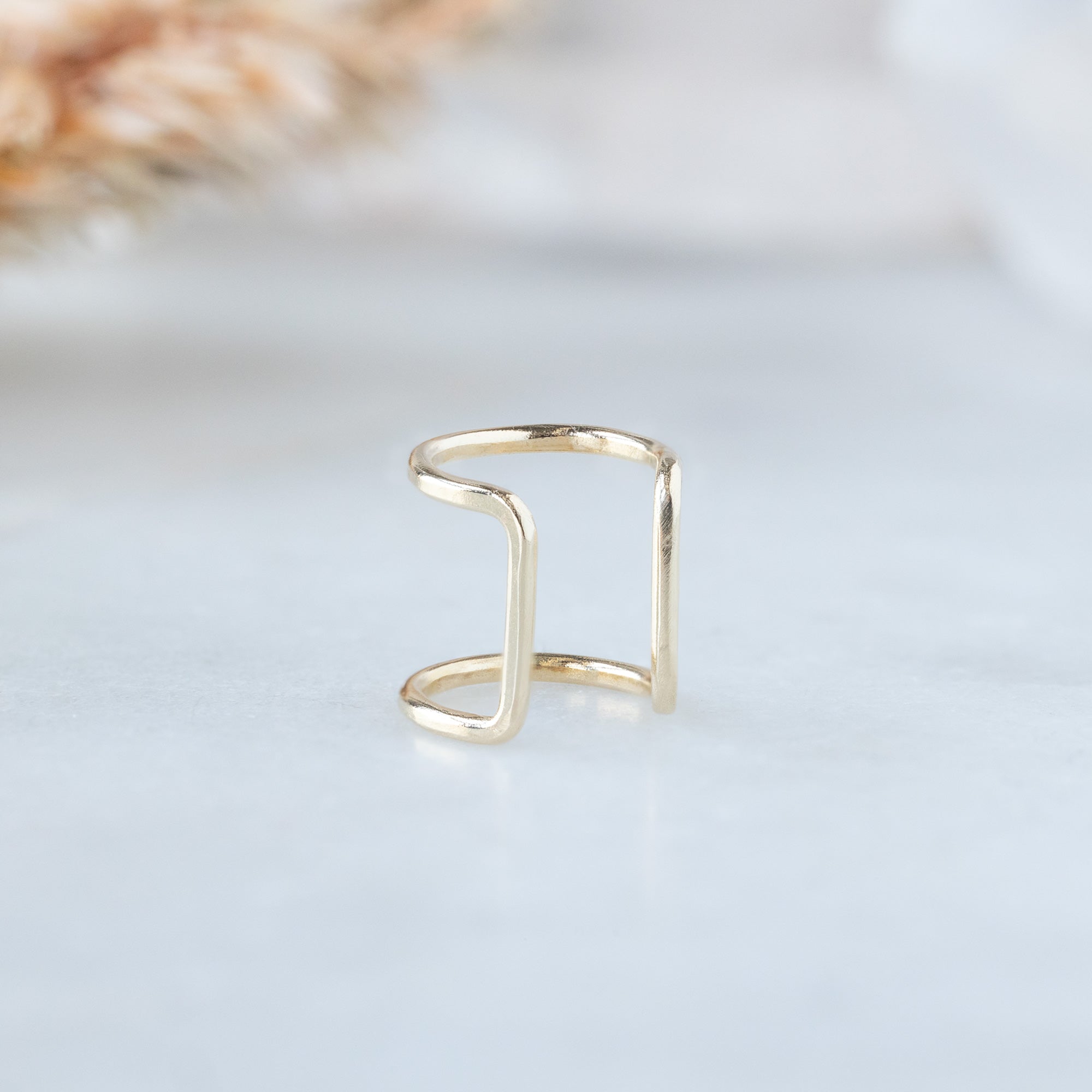 The Column Ear Cuff | 14K Yellow Gold