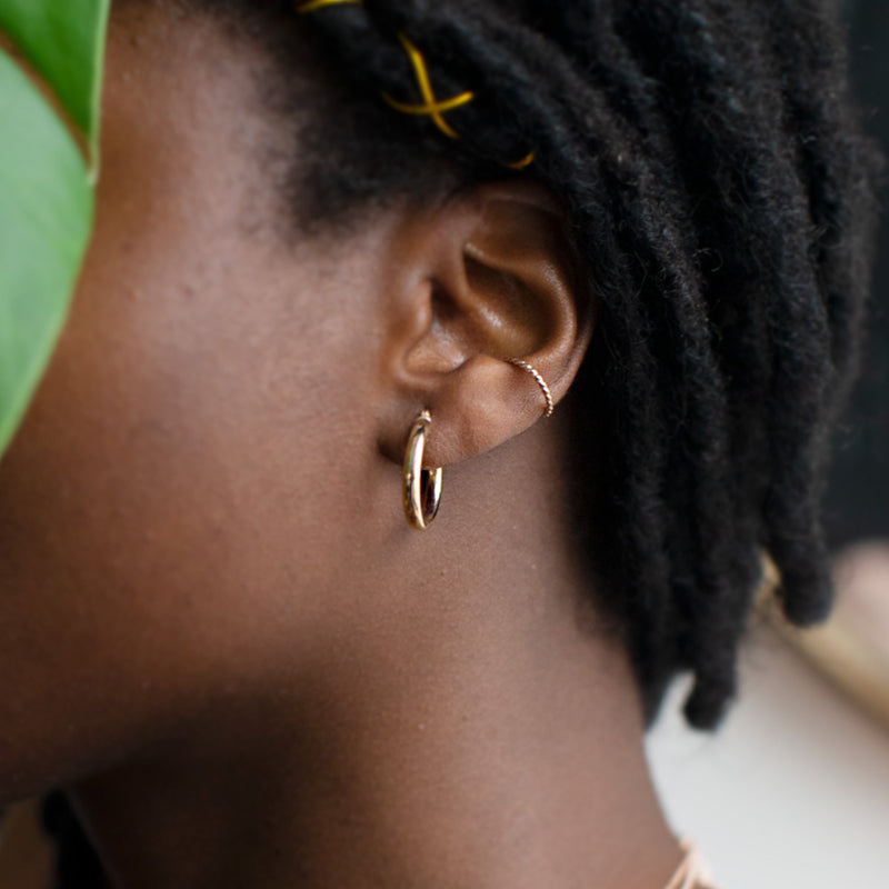 The Chunky Gold Hoop Earrings | 14K Yellow Gold