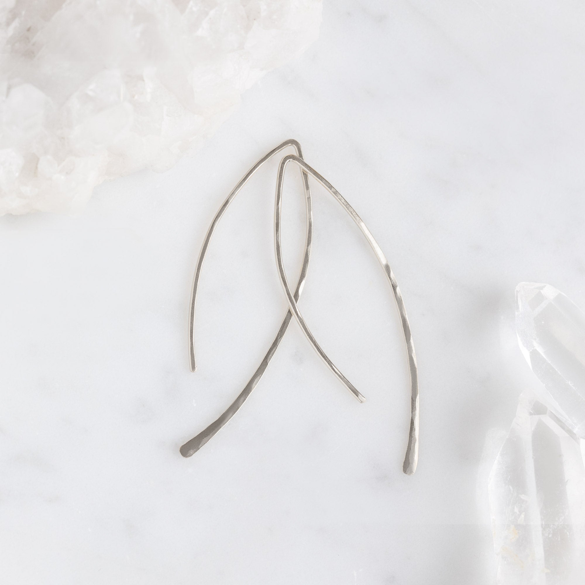 The Wishbone Earrings | Sterling Silver