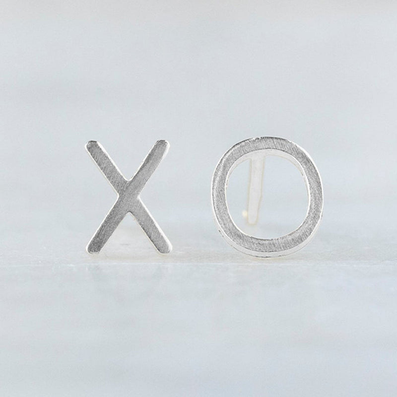 The XO' Stud Earrings | Sterling Silver