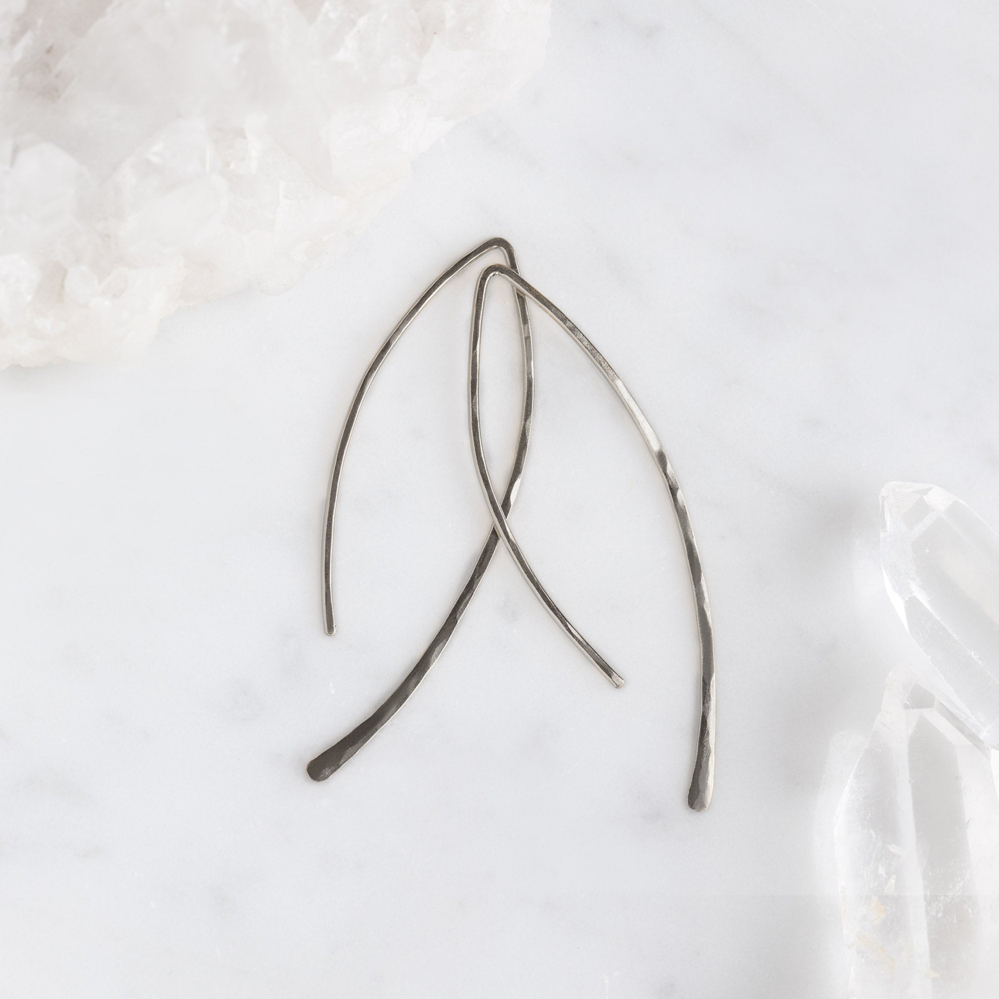 The Wishbone Earrings | Sterling Silver