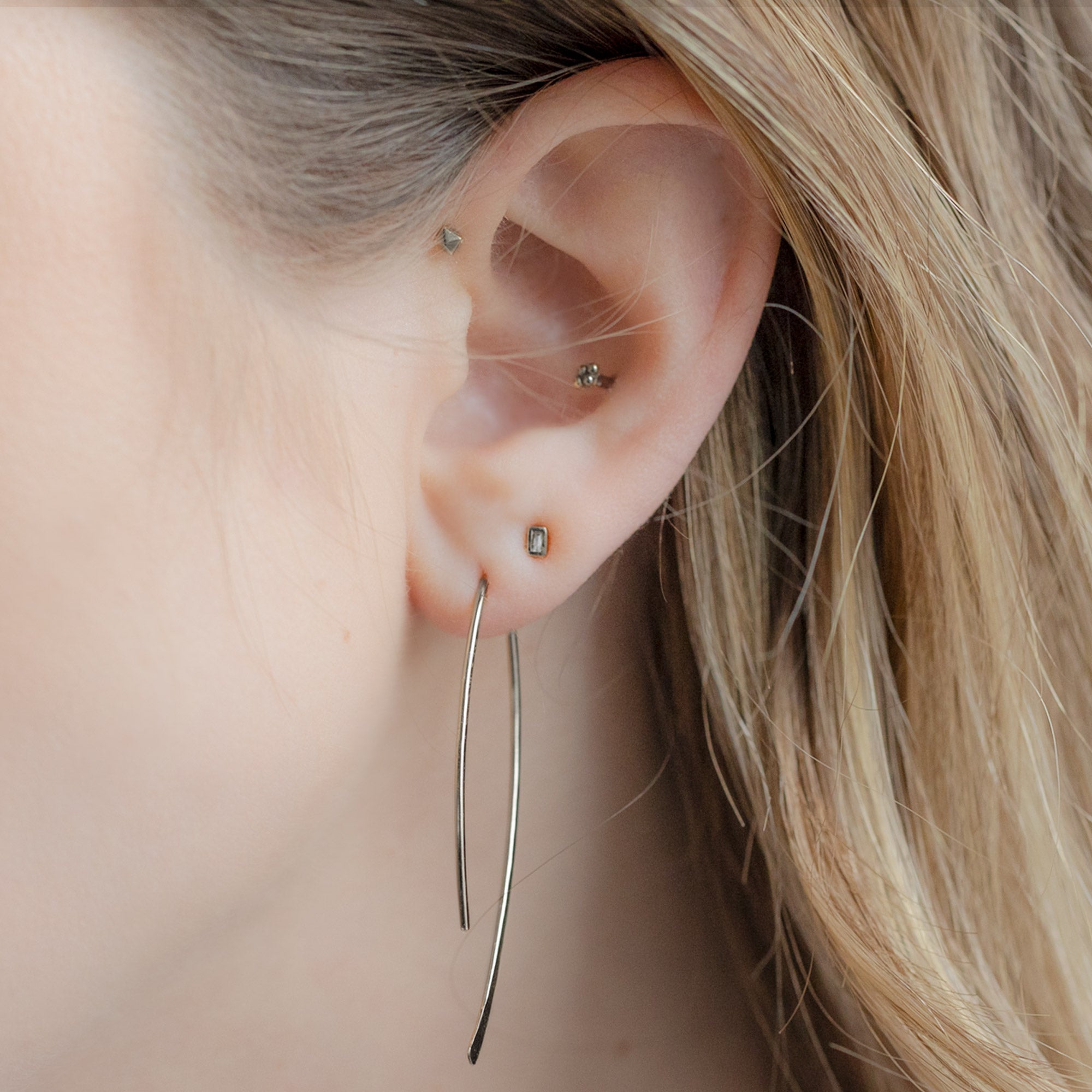 The Wishbone Earrings | Sterling Silver