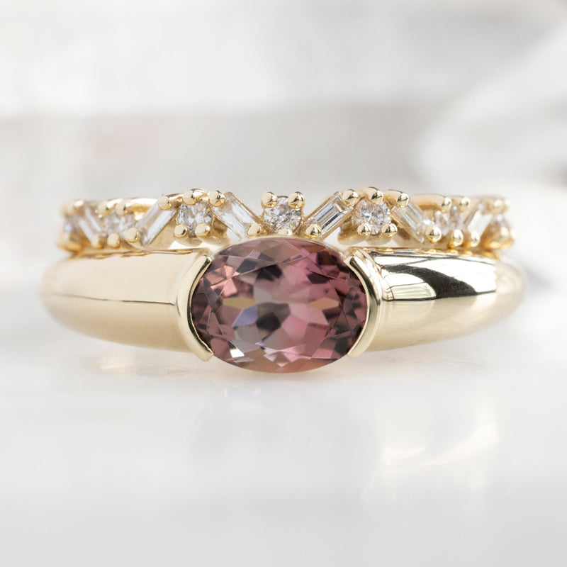 The Signet Ring | 1.21ct Oval Tourmaline in 14K Yellow Gold