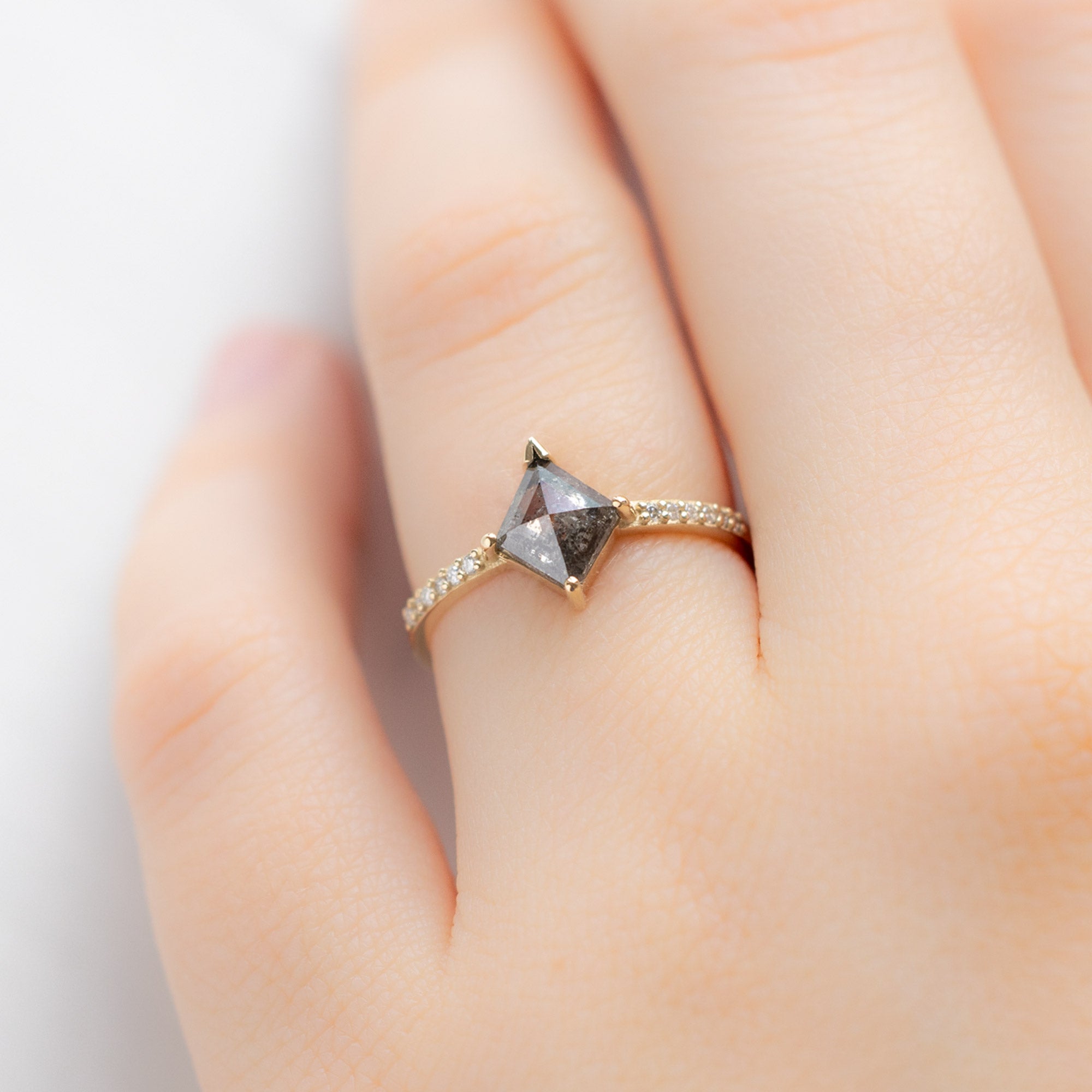 Design Your Own Custom | Kite-Shaped Diamond Engagement Ring