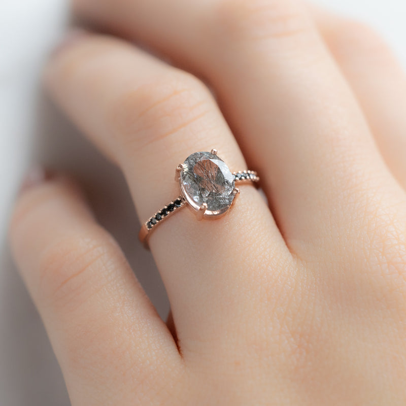 Design Your Own Custom | Tourmaline in Quartz Engagement Ring