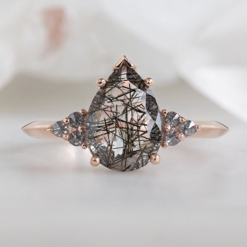 Design Your Own Custom | Tourmaline in Quartz Engagement Ring