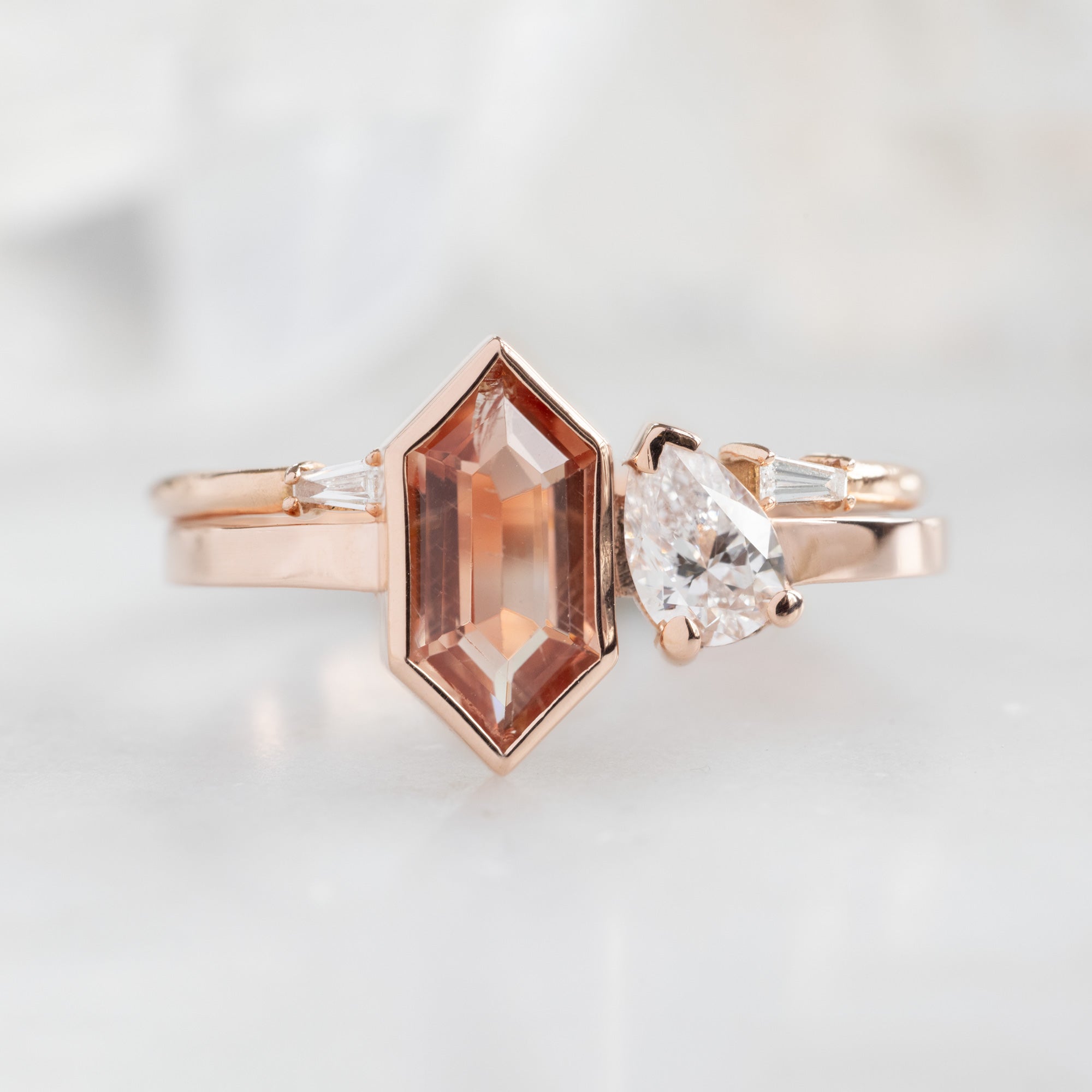 buy:one-of-a-kind-open-cuff-baguette-white-diamond-stacking-band-14k-or-18k-rose-gold,the-you-and-me-ring-0-60ct-hexagon-sunstone-in-14k-rose-gold