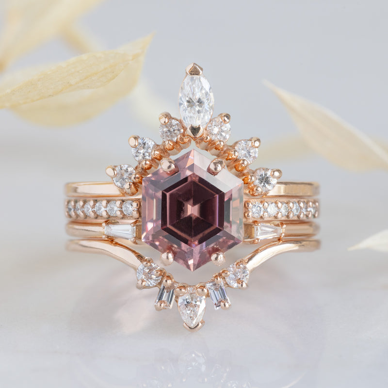 buy:one-of-a-kind-marquise-white-diamond-sunburst-stacking-band-14k-gold,the-willow-ring-1-88ct-hexagon-cut-garnet-in-14k-rose-gold,one-of-a-kind-open-cuff-baguette-white-diamond-stacking-band-14k-or-18k-rose-gold,one-of-a-kind-geometric-white-diamond-sunburst-stacking-band-14k-or-18k-rose-gold