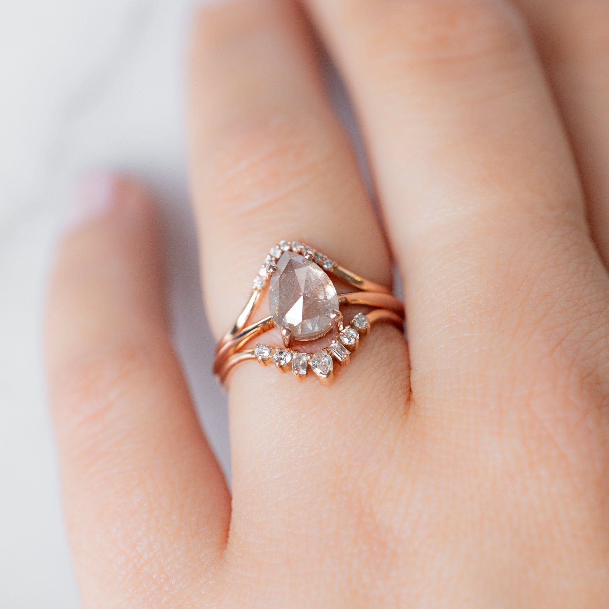 buy:white-diamond-pave-peak-stacking-band-14k-or-18k-rose-gold,the-bryn-ring-1-76ct-pear-pink-diamond-in-14k-rose-gold,geometric-white-diamond-sunburst-stacking-band-14k-or-18k-rose-gold