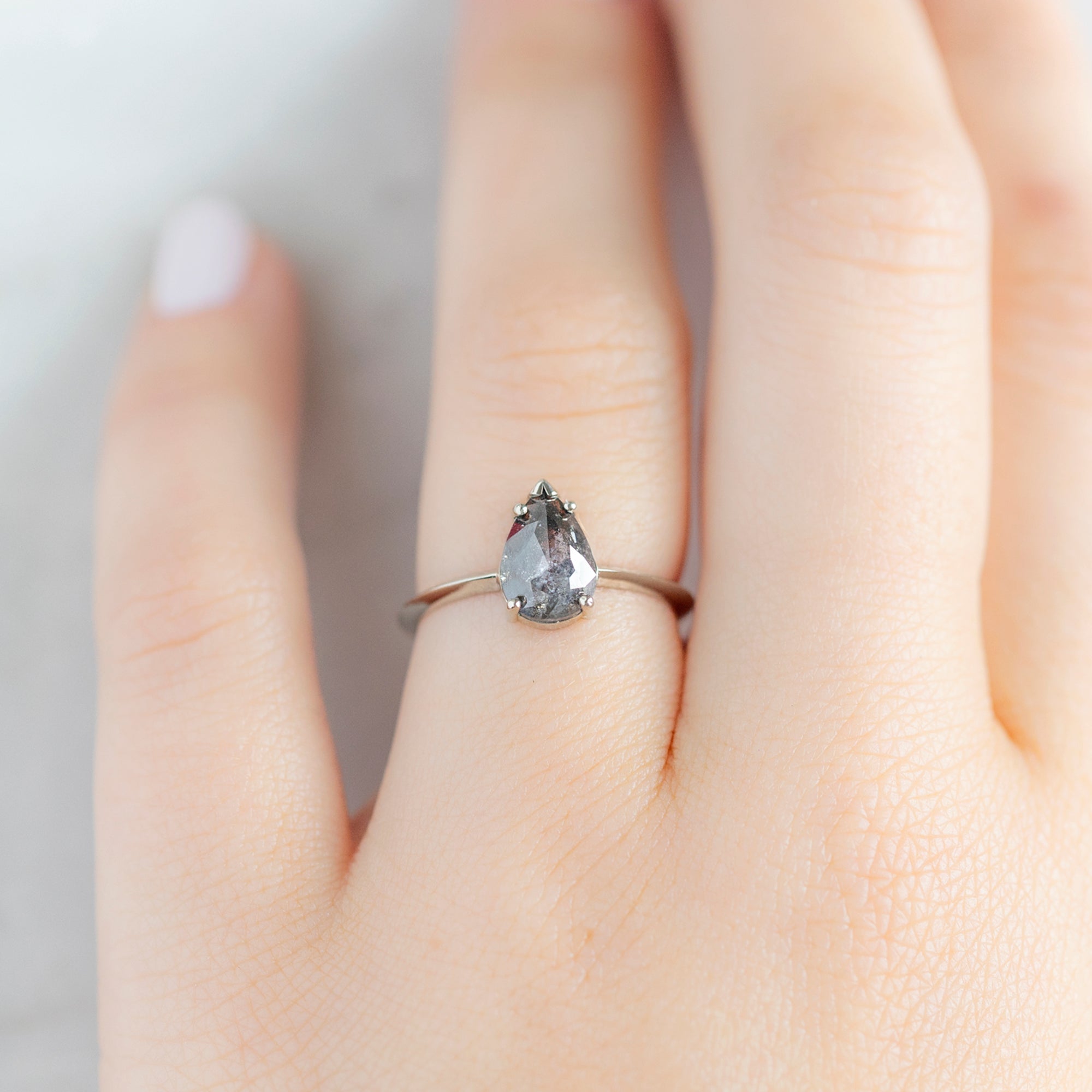 Design Your Own Custom | Black Diamond Engagement Ring