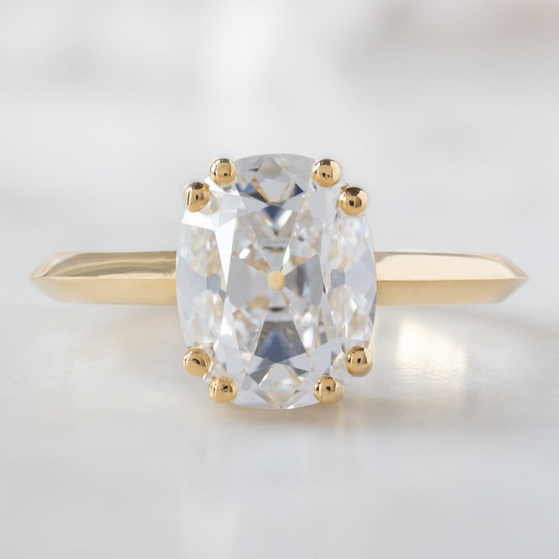 The Bryn Ring | 2.05ct Old Mine Cut Lab Grown Diamond in 18K Yellow Gold