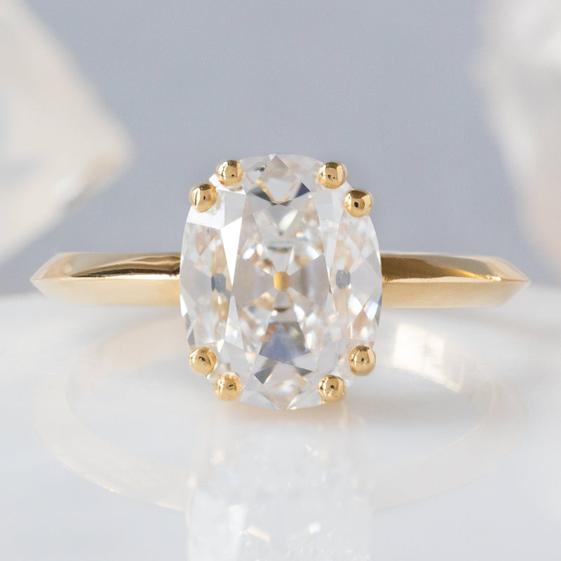 The Bryn Ring | 2.05ct Old Mine Cut Lab Grown Diamond in 18K Yellow Gold