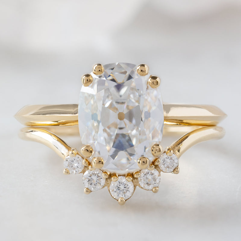 The Bryn Ring | 2.05ct Old Mine Cut Lab Grown Diamond in 18K Yellow Gold