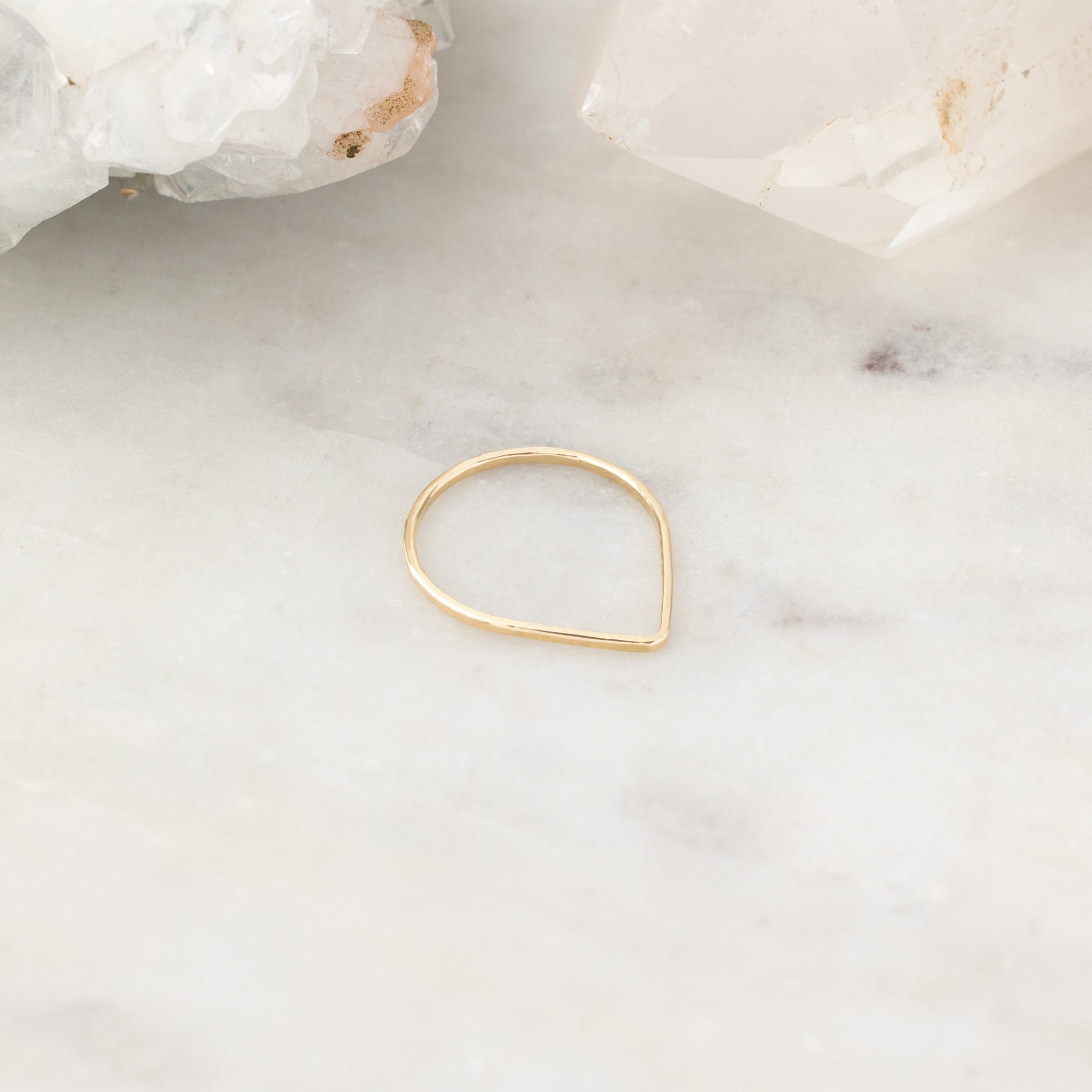 The Peak Stacking Ring | 14K Yellow Gold