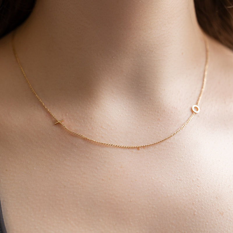 The XO' Necklace | 14K Yellow Gold