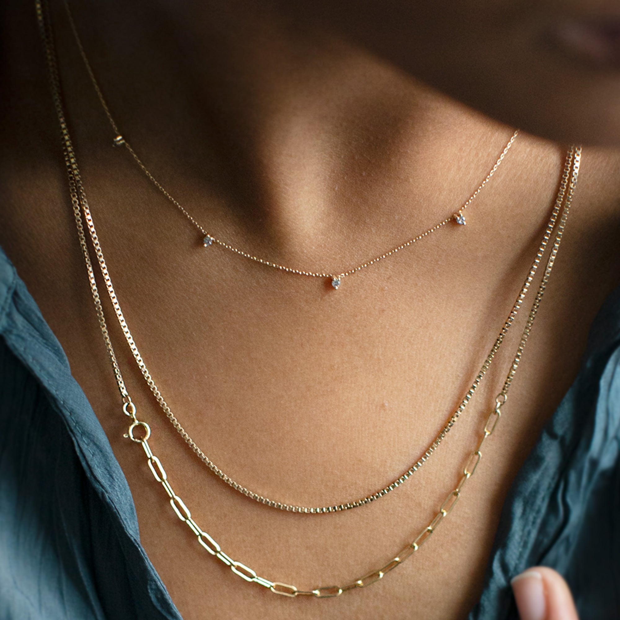 The 4-in-1 Cable Chain Necklace | 14K Yellow Gold