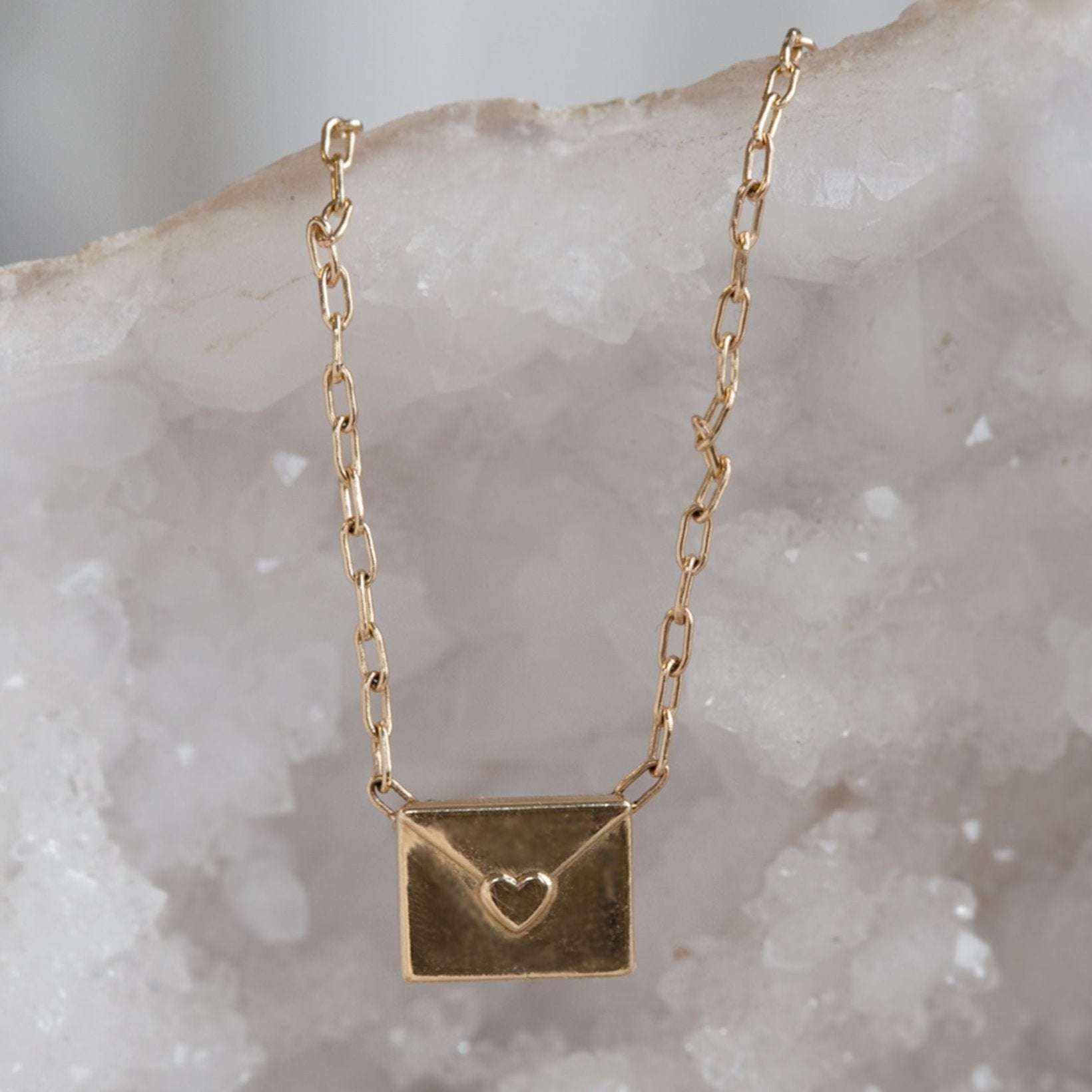 The Loveletter Necklace | 14K Yellow Gold