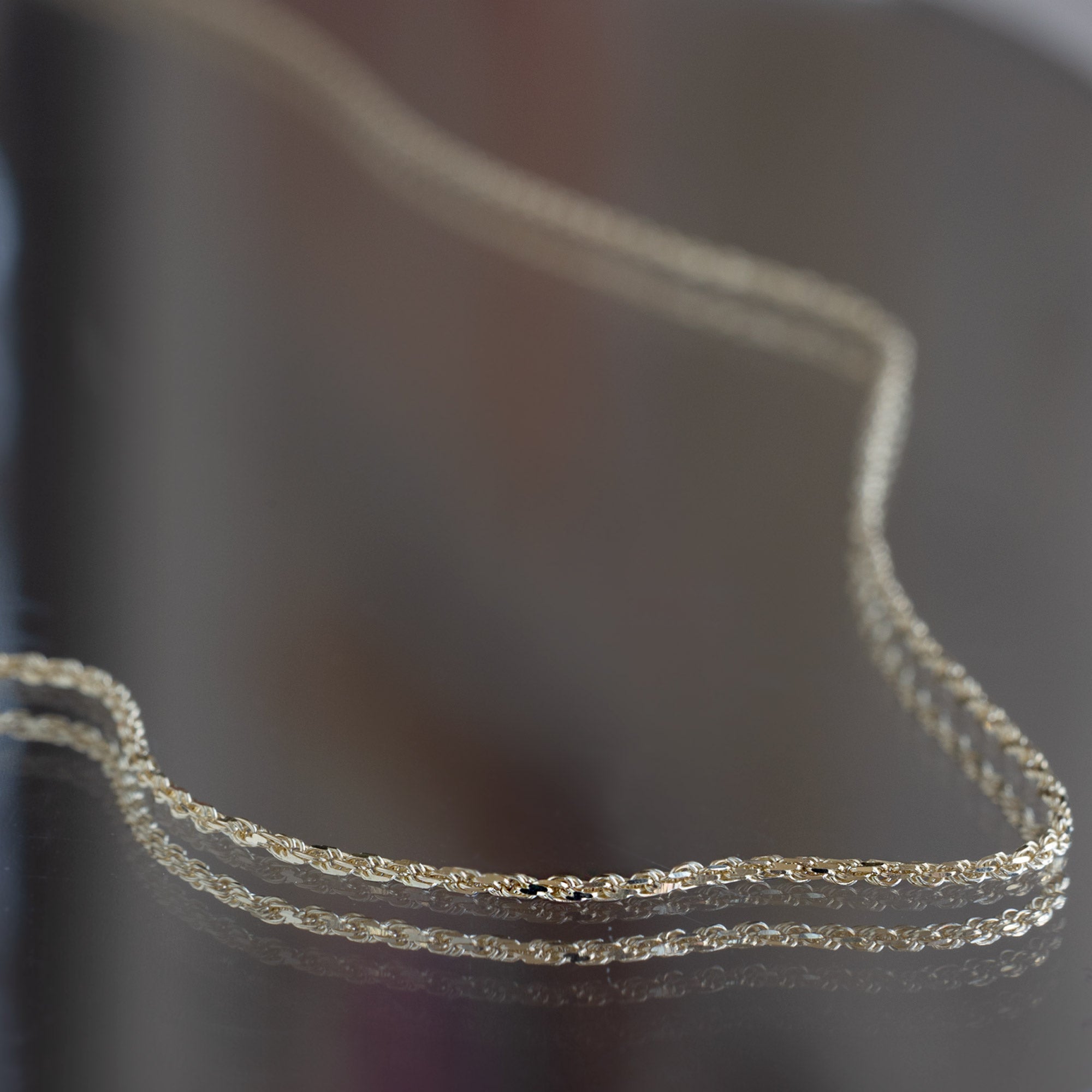 The Boyfriend Rope Chain Necklace | 14K Yellow Gold