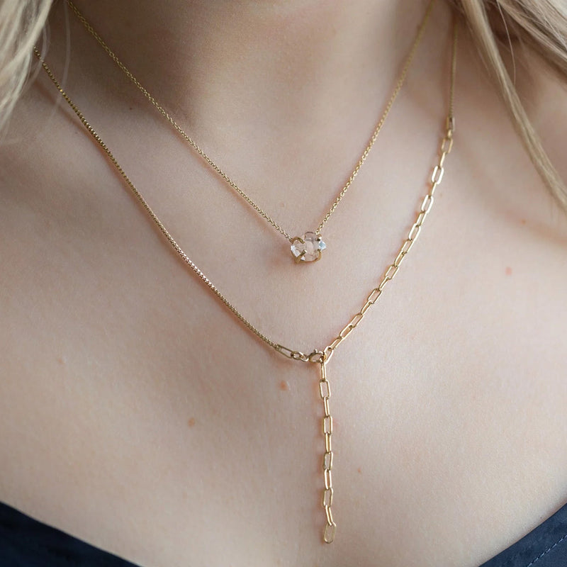 buy:the-4-in-1-cable-chain-necklace-gold-filled,the-herkimer-diamond-necklace-yellow-gold-filled