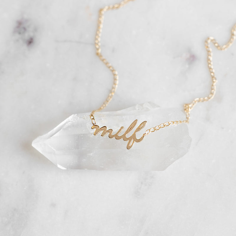 The Milf Necklace | Yellow Gold Filled