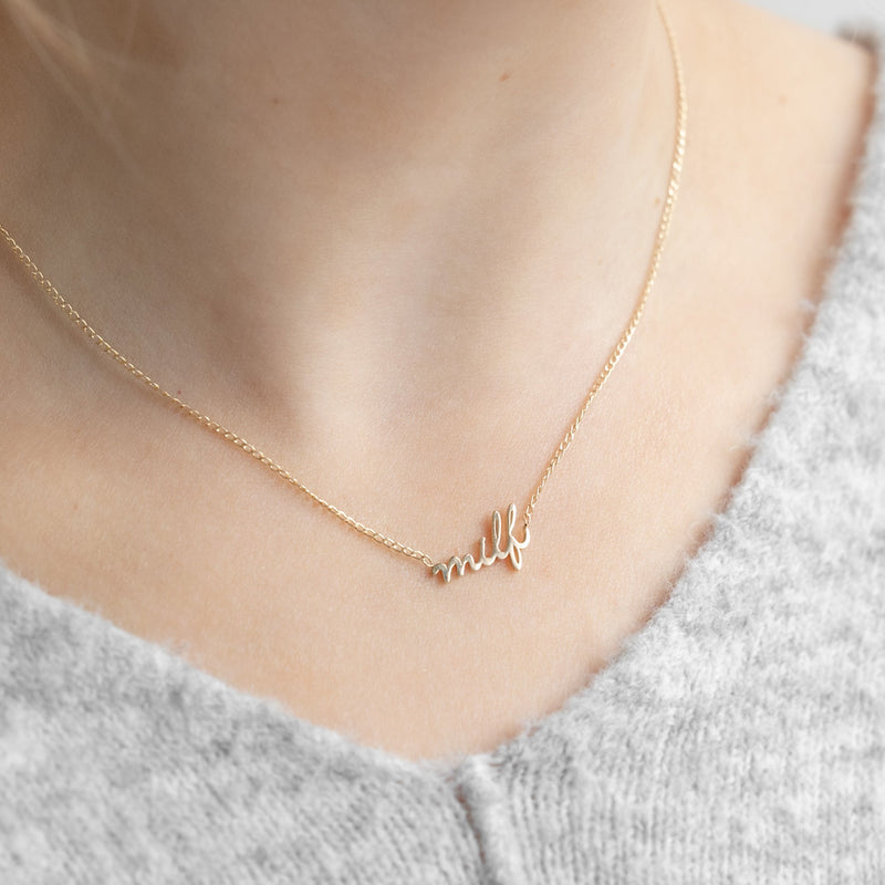 The Milf Necklace | Yellow Gold Filled