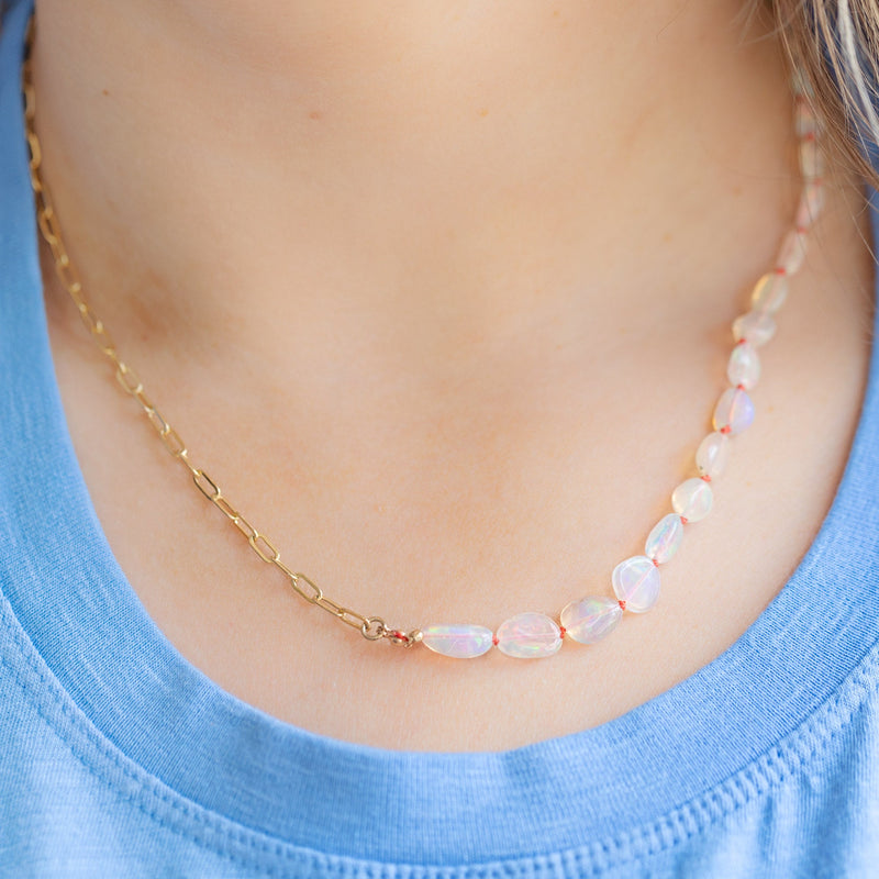 The Knotted Opal Necklace | Gold Filled – Alexis Russell