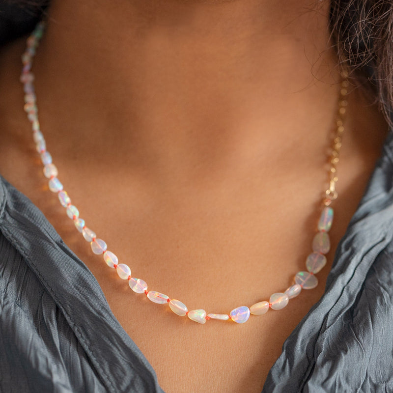 The Knotted Opal Necklace | Gold Filled – Alexis Russell