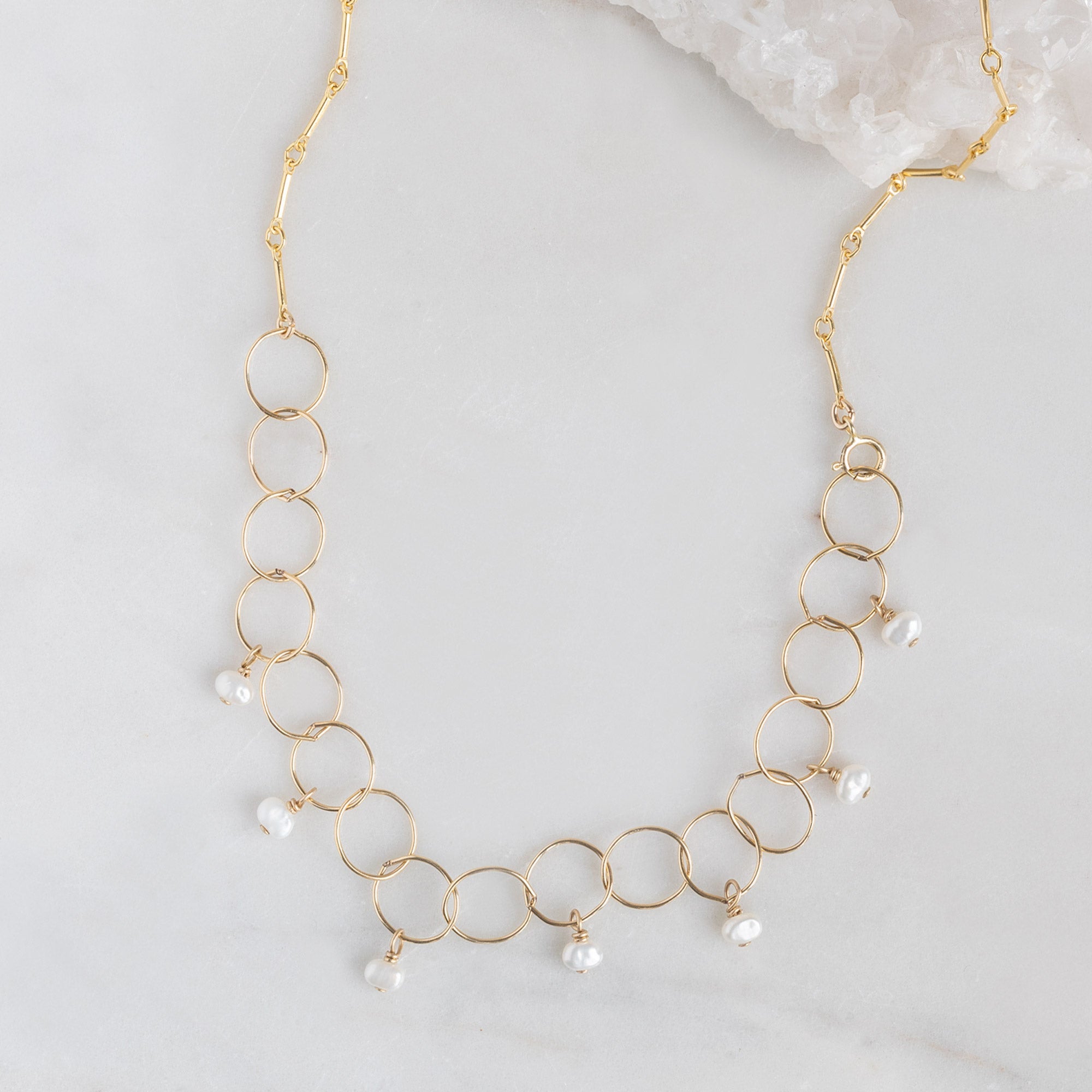 The Pearl Party 2-in-1 Necklace | Gold Filled