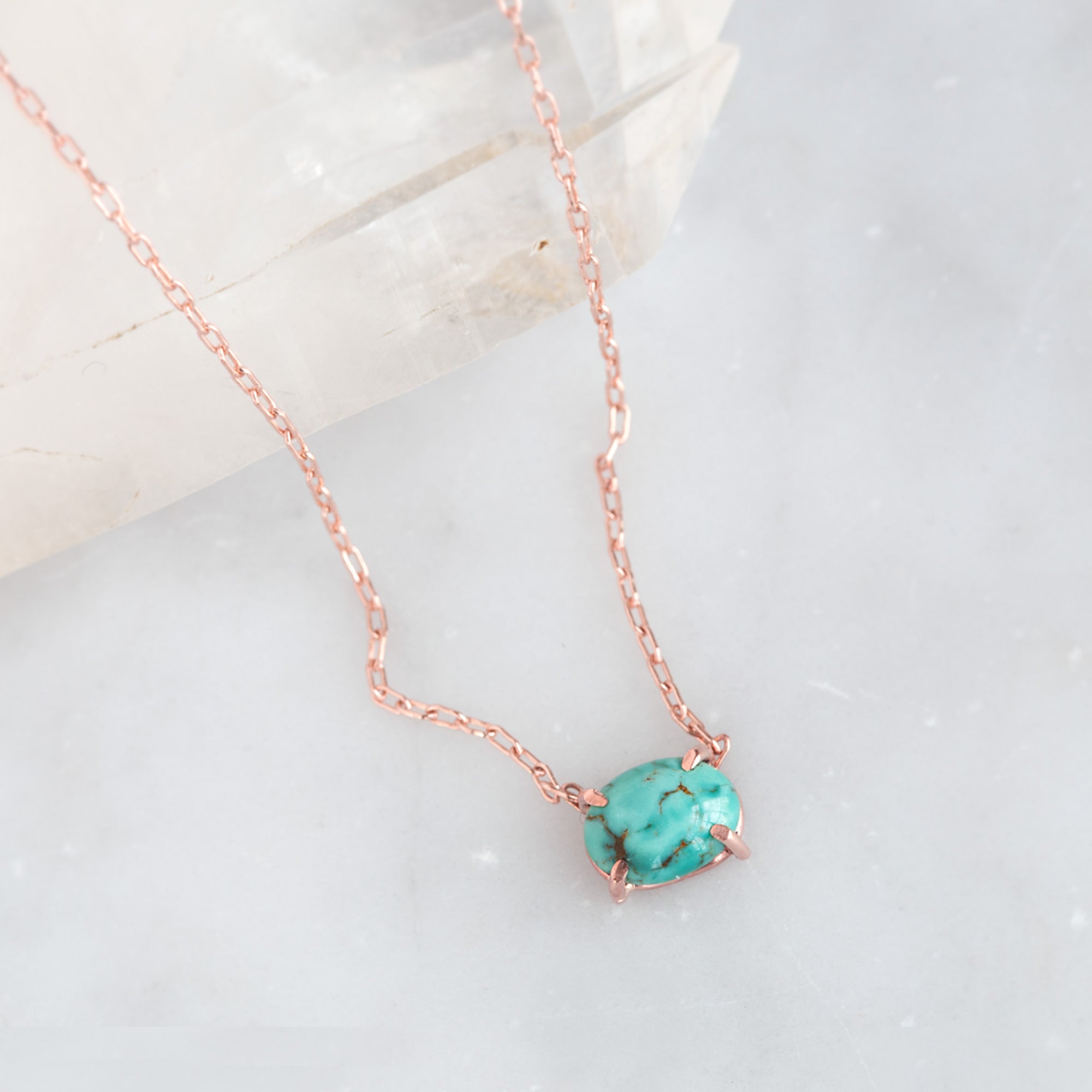 The Turquoise Necklace | Gold Filled