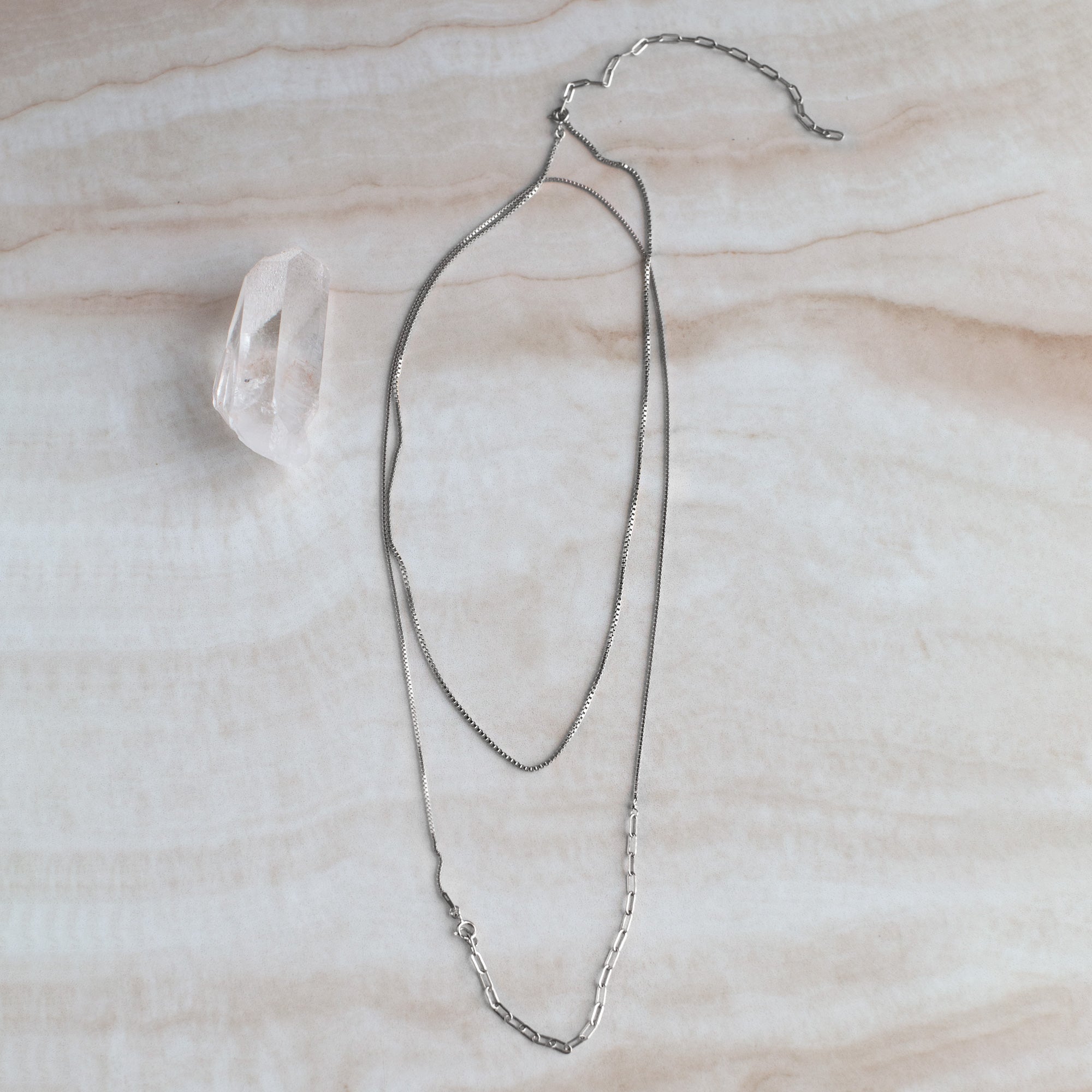 The 4-in-1 Cable Chain Necklace | Sterling Silver