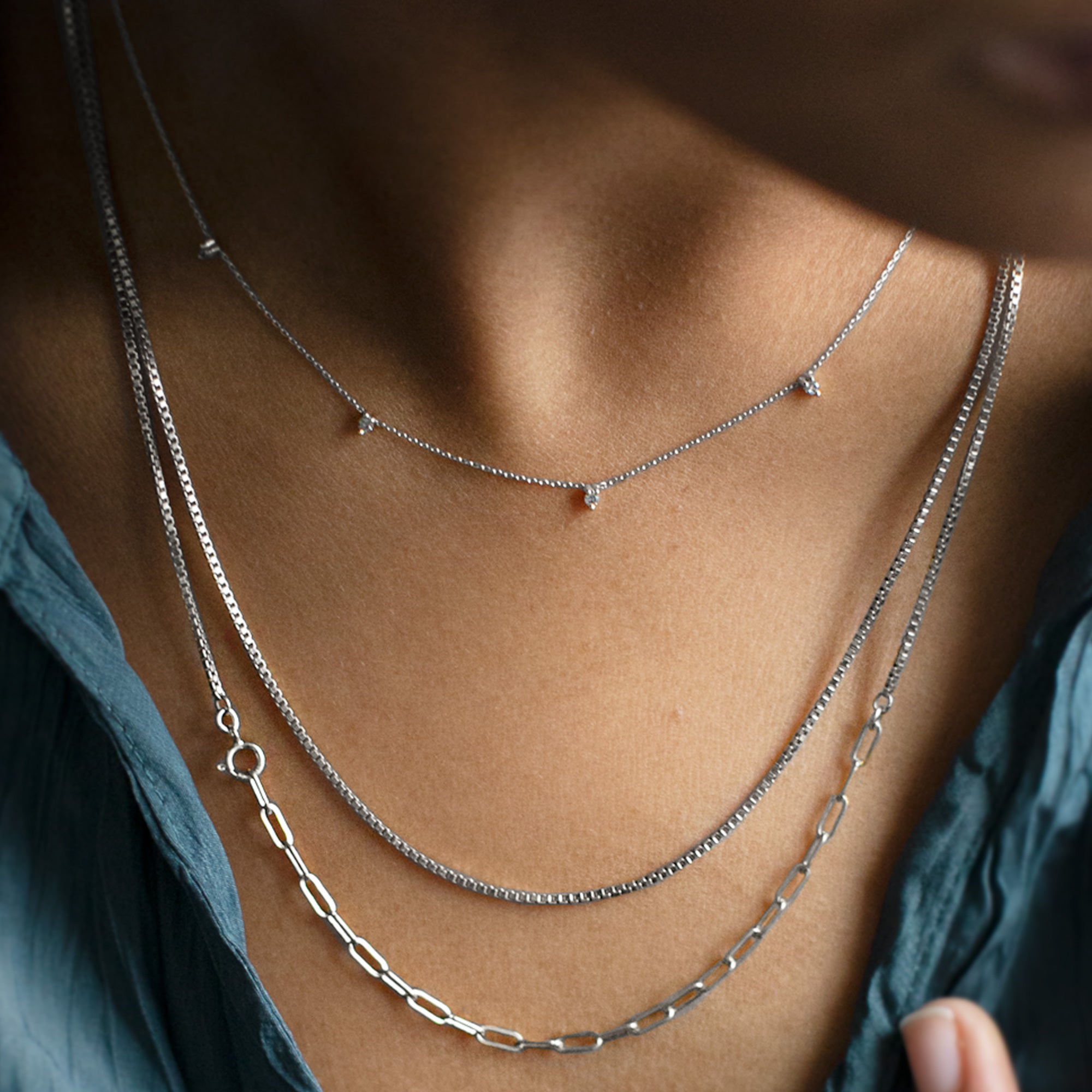 The 4-in-1 Cable Chain Necklace | Sterling Silver