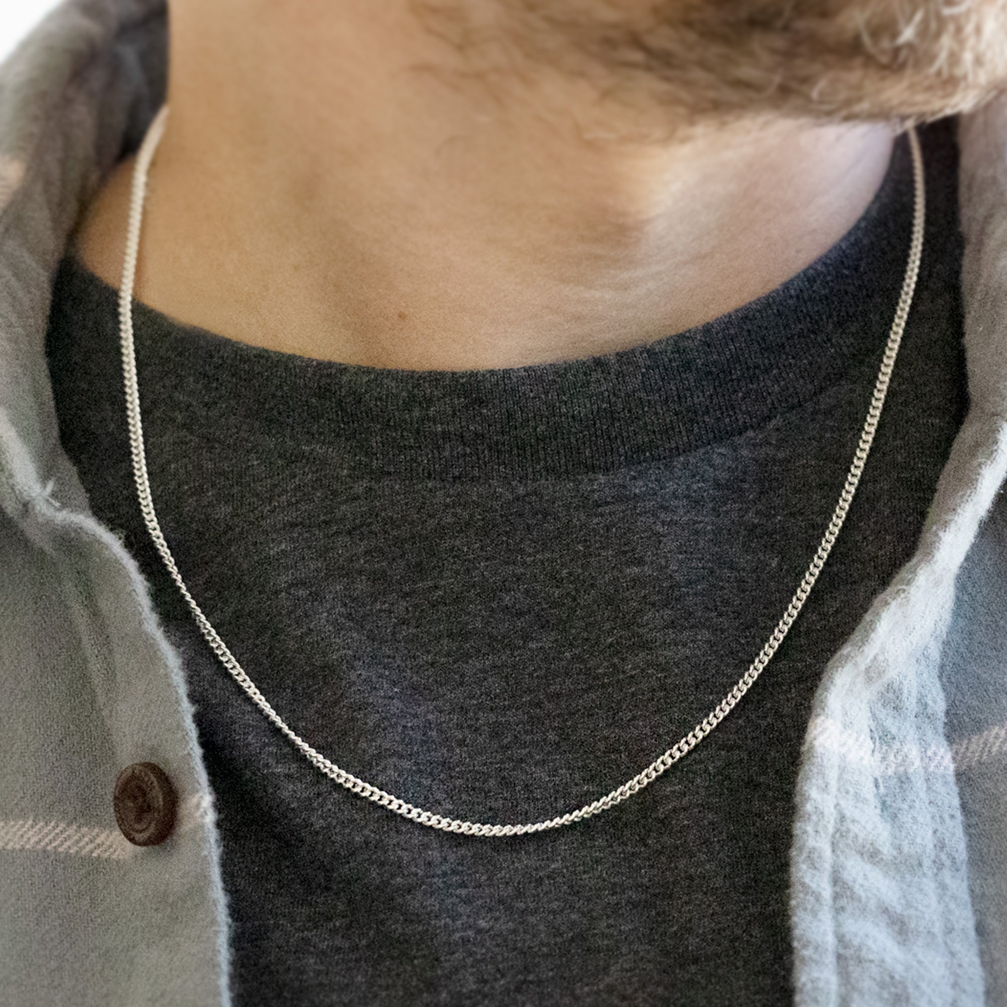 The Men's Curb Chain Necklace | Sterling Silver